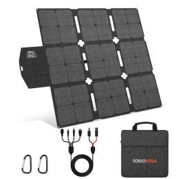 120W Foldable Solar Panel Camping Charger MC4 Connector Portable Power Station Lightweight High Efficiency Cells Outdoor - Default