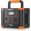 Portable Power Station 300W (Peak 600W), GRECELL 288Wh Solar Generator with 60W USB-C PD Output, 110V Pure Sine Wave AC - Default