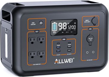 Portable Power Station 2000W(Peak 4000W) 2131Wh Solar Generator with 6 PD100W USB Fast Charge 4 AC Outlet 576000mAh - 1200W