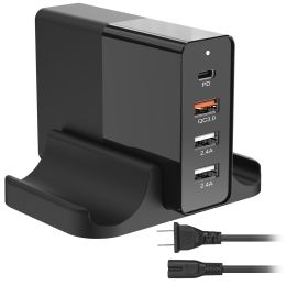 USB Fast Charger Fast Charging Station Type-C Wall Charger PD Adapter - 4Port
