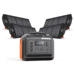 Portable Power Station+4*100W Solar Panel