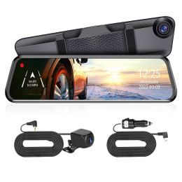 4K Car DVR 12in Dash Cam Camcorder  G-sensor - Black