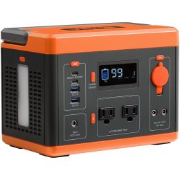 Portable Power Station Solar Generator 296Wh 300W Backup Lithium Battery