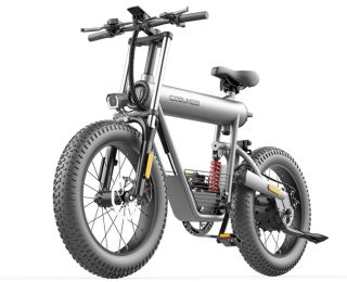 Road E-Bike 20'x4.0'  Fat Tire 500W with 48V20AH Li-ion Battery, Shimano 7 Speed E-Bike Suitable for city beach snow off-road - black