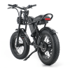 All Terrain Off Road Electric Bike Fat Tire Adult Electric Mountain Bike - black