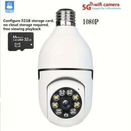 5G Dual Band WiFi HD Bulb Camera Secure Home