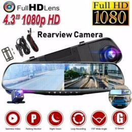 Car DVR Dual Dash Cam Camera Front Rear Video Recorder