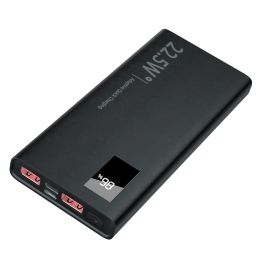 10000Mah Power Bank Portable Charger  Super Fast Charging Fit for iPhone Samsung - Black
