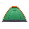 2-Person Waterproof Camping Dome Tent for Outdoor Hiking Survival Orange & Green - as picture