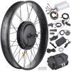 48V1000W Front Fat Tire Electric Bike eBike Conversion Kit 26 - As Picture