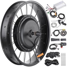 48V1000W Front Fat Tire Electric Bike eBike Conversion Kit 20 - As Picture