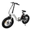 Aostirmotor Ebike 20" 500W 36V/13Ah Electric Bike Bicycle Fat Tire City Mini E-bike White - Default