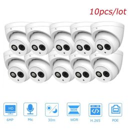 10PCS 6MP IR IP Camera IPC-HDW4631C-A Built-in Mic H.265 CCTV PoE Security Video Surveillance Network Camara - 10PCS With Logo - 2.8mm