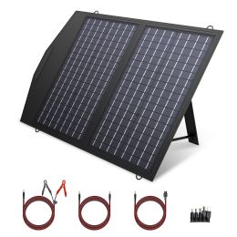 ALLPOWERS Foldable Solar Panel 400W / 200W / 140W / 100W / 60W Solar Charger with Solar Output for Power Station Solar Generator - 18V 60W