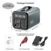 FF Flashfish 230V Portable Power Station 1100Wh Solar Generator 1200W AC Outlets Backup Battery Pack Camping CPAP Outdoor RV SOS - 230V Universal