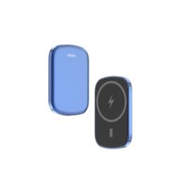 Chargomate Magnetic Portable Wireless Charger And Power Bank For Apple And Android - METALLIC SILVER