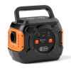 Flashfish Power Station 320W Portable Solar Generator 110V 230V Pure Sine Wave AC Output 292Wh Power Supply For Outdoor Camping - 230V EU Socket