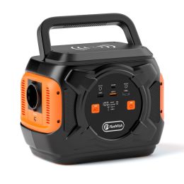 Flashfish Power Station 320W Portable Solar Generator 110V 230V Pure Sine Wave AC Output 292Wh Power Supply For Outdoor Camping - 230V EU Socket