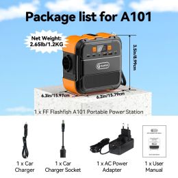 Power Station Portable Solar Generator AC 220V 120W Output 98Wh Emergency Lighting Backup Powerbank For Home Camping Power Suppl - 230V EU socket