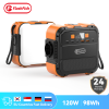 Power Station Portable Solar Generator AC 220V 120W Output 98Wh Emergency Lighting Backup Powerbank For Home Camping Power Suppl - 230V EU socket