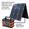 Portable Generator w/solar panel
