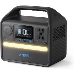 521 Portable Power Station Upgraded with LiFePO4 Battery, 256Wh 6-Port PowerHouse, 300W (Peak 600W) Solar Generator - Default