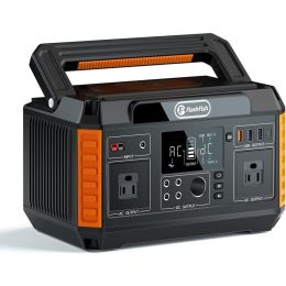 Portable Power Station 560W, FF Flashfish Solar Generator 520Wh/140400mAh, 11 Outputs For Multiple Use, Backup Power Battery - Default