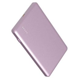 2 In 1 5000mAh MagSafe Wireless Power Bank PD20W Magnetic Fast Charger Portable Phone Charger Fit for IOS Phone 15 14 13 12 Series And More - Pink