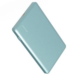 2 In 1 5000mAh MagSafe Wireless Power Bank PD20W Magnetic Fast Charger Portable Phone Charger Fit for IOS Phone 15 14 13 12 Series And More - Cyan
