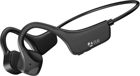 Sport Wireless Bone Conduction Earphones – Open-Ear Safety Design, IPX6 Sweatproof, 8 Hrs Call, US Dropship - Black