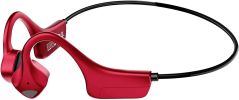 Sport Wireless Bone Conduction Earphones – Open-Ear Safety Design, IPX6 Sweatproof, 8 Hrs Call, US Dropship - Red