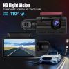 Dual Lens Car DVR Dash Cam Video Recorder G-Sensor Front and Rear Camera