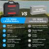 12V 120ah Portable Power Station LiFePO4 Battery 100ah Rechargeable LFP Battery Packs with BMS for Outdoor Camping Motor Backup - 200AH With Bluetooth