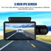 Dual Lens Car DVR Dash Cam Video Recorder G-Sensor Front and Rear Camera