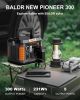 Portable Power Station Solar Generator Backup Lithium Battery Power Supply 120V Pure Sine Wave AC Outlet - 330W 288Wh