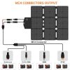 120W Foldable Solar Panel Camping Charger MC4 Connector Portable Power Station Lightweight High Efficiency Cells Outdoor - Default