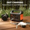 Portable Power Station Explorer 300, 293Wh Backup Lithium Battery, 110V/300W Pure Sine Wave AC Outlet, Solar Generator - Default