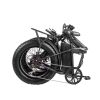 FstNiceTed Foldable Electric Bike; Electric Bike for Adults 350W Electric Bicycles; 36V 10Ah Removable Lithium Battery Gray - Gray