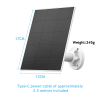 Jennov 2K 3MP Solar Security Camera Outdoor Wireless Battery Powered WiFi Home - As shown