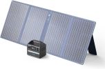 Anker 521 Portable Power Station Upgraded with LiFePO4 Battery, 256Wh 6-Port PowerHouse, 300W (Peak 600W) Solar Generator (Solar - Default