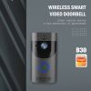 B30 WiFi Video Doorbell Wireless Smart Video Doorbell With Remote Control - B30