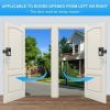 Anti-Theft Video Doorbell Mount Door Camera Holder for Apartment Home Office Renters - Black