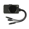 MT18B 3'' 140° HD Driving Recorder Car DVR Camcorder Dual Cam Action Camera Motorcycle Video Recorder Motorcycle Video Recorder built in 32GB - black
