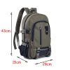 2023 New Outdoor Travel Camping Bag Computer Bag Mountaineering Bag Large Capacity Backpack for Men Canvas High School Backpacks - brown