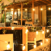 outdoor chandelier for backyard bistro porch garden.