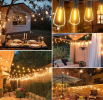 outdoor chandelier for backyard bistro porch garden.