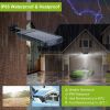 Solar Powered Wall Lights Outdoor 100LED Beads Motion Sensor Lamp IP65 Waterproof 3 Modes Sensor Light - 300W