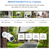 ZOSI 1080P 2MP TVI CCTV 120ft IR Nightvision Motion Sensor Waterproof Home Outdoor Surveillance Security Bullet CCTV camera - White