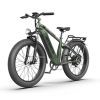 AOSTIRMOTOR new pattern 26" 1000W Electric Bike Fat Tire 52V30AH Removable Lithium Battery for Adults - as Pic