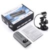 R300 1080P HD Car DVR Camera Dual Lens GPS Camera Dash Cam Rear View Video Recorder DashCam Car DVRs built in 32GB - grey